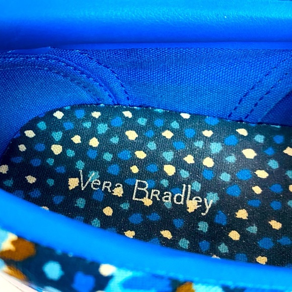 Vera Bradley Multi Blue Canvas Slip On Shoes Size 8.5 - Picture 7 of 8